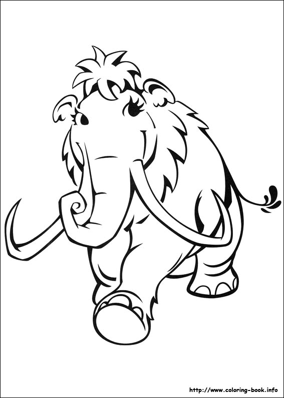 Ice Age coloring picture